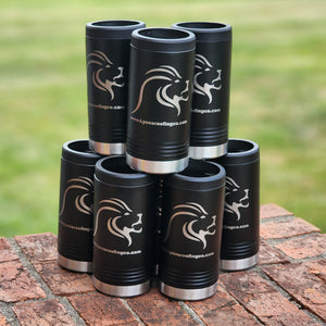 Small Business Promotional Items, Stainless Steel Insulated Can Coolers - Skinny Can Sizes