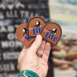 Custom UV Printed 40 Leather Patches - Wholesale Package - Rawhide