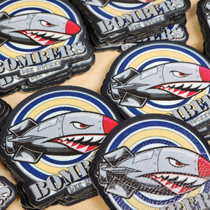 Custom UV Printed 40 Leather Patches - Wholesale Package - Black