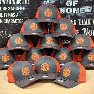 Bulk Branded Leather Patch Hats, Richardson 112 Hats Bulk, Trucker Hat