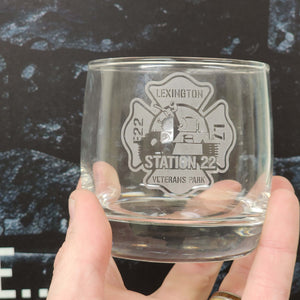 Sandcarved Whiskey Glasses