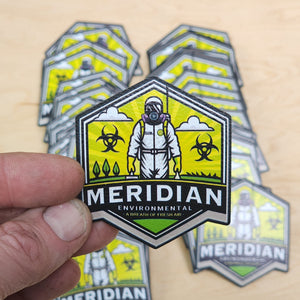 Black Leatherette UV Printed Patches