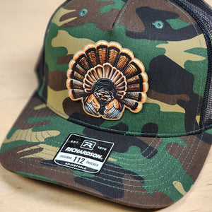 UV Printed Turkey Tail Feather Patches - MR01