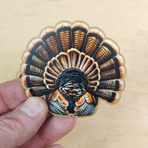 UV Printed Turkey Tail Feather Patches - MR01