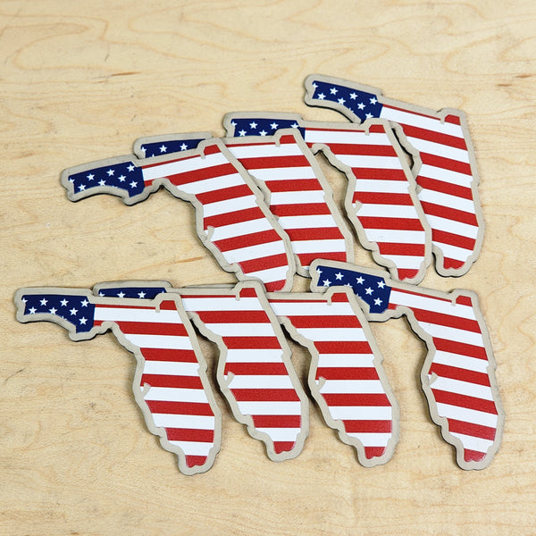 State Shape Flag Patches - Pick Your State - MR01 - Ink and Ember