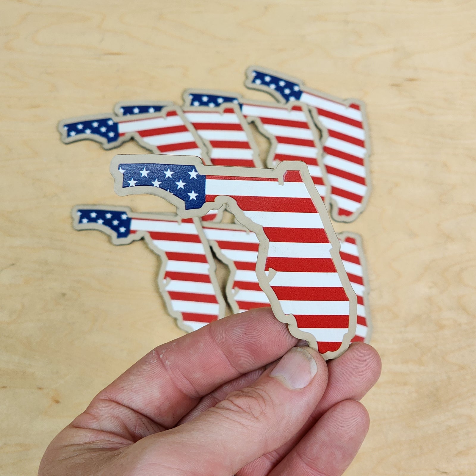 State Shape Flag Patches - Pick Your State - MR01