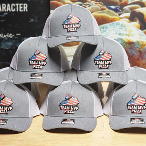 Bulk Branded Leather Patch Hats, Richardson 112 Hats Bulk, Trucker Hat