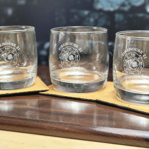 Sandcarved Whiskey Glasses