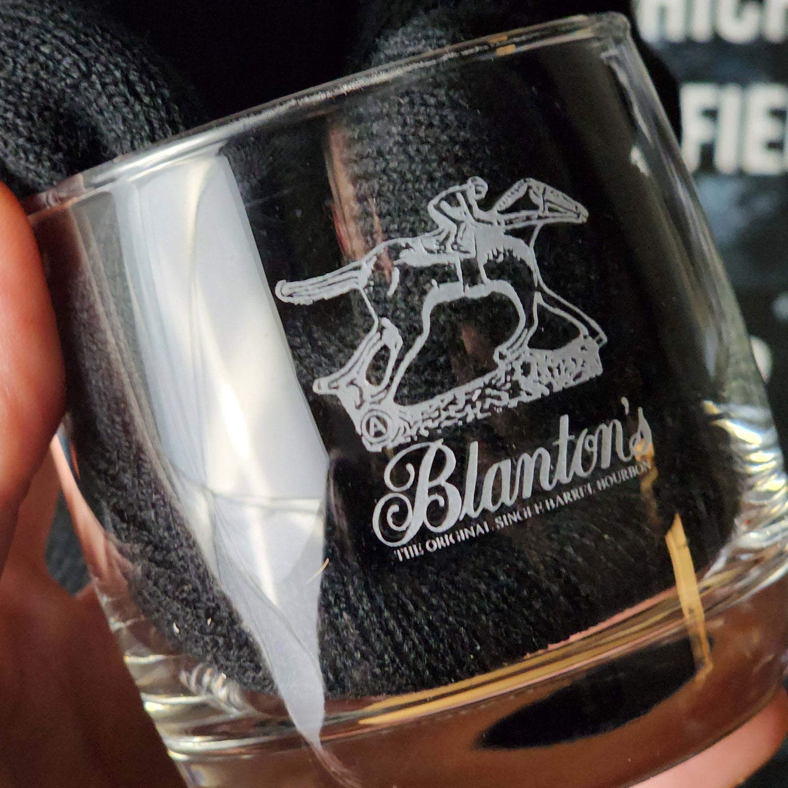 Sandcarved Whiskey Glasses