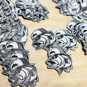 Custom Texture Raised UV Printed Leatherette Patches - Wholesale Packages KC