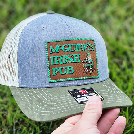 Custom Texture Raised UV Printed Leatherette Patches - Wholesale Packages KC