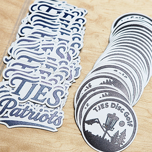 Custom Texture Raised UV Printed Leatherette Patches - Wholesale Packages KC