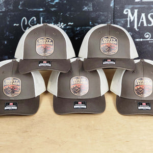 Richardson 115 Low Profile Branded Leather Patch Trucker Hats