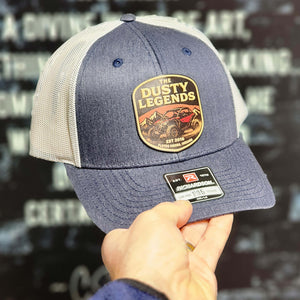 Richardson 115 Low Profile Branded Leather Patch Trucker Hats