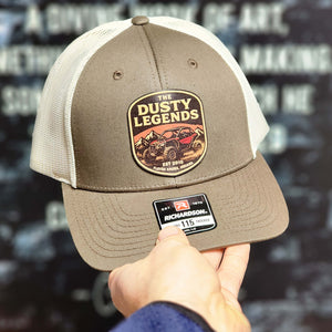 Richardson 115 Low Profile Branded Leather Patch Trucker Hats