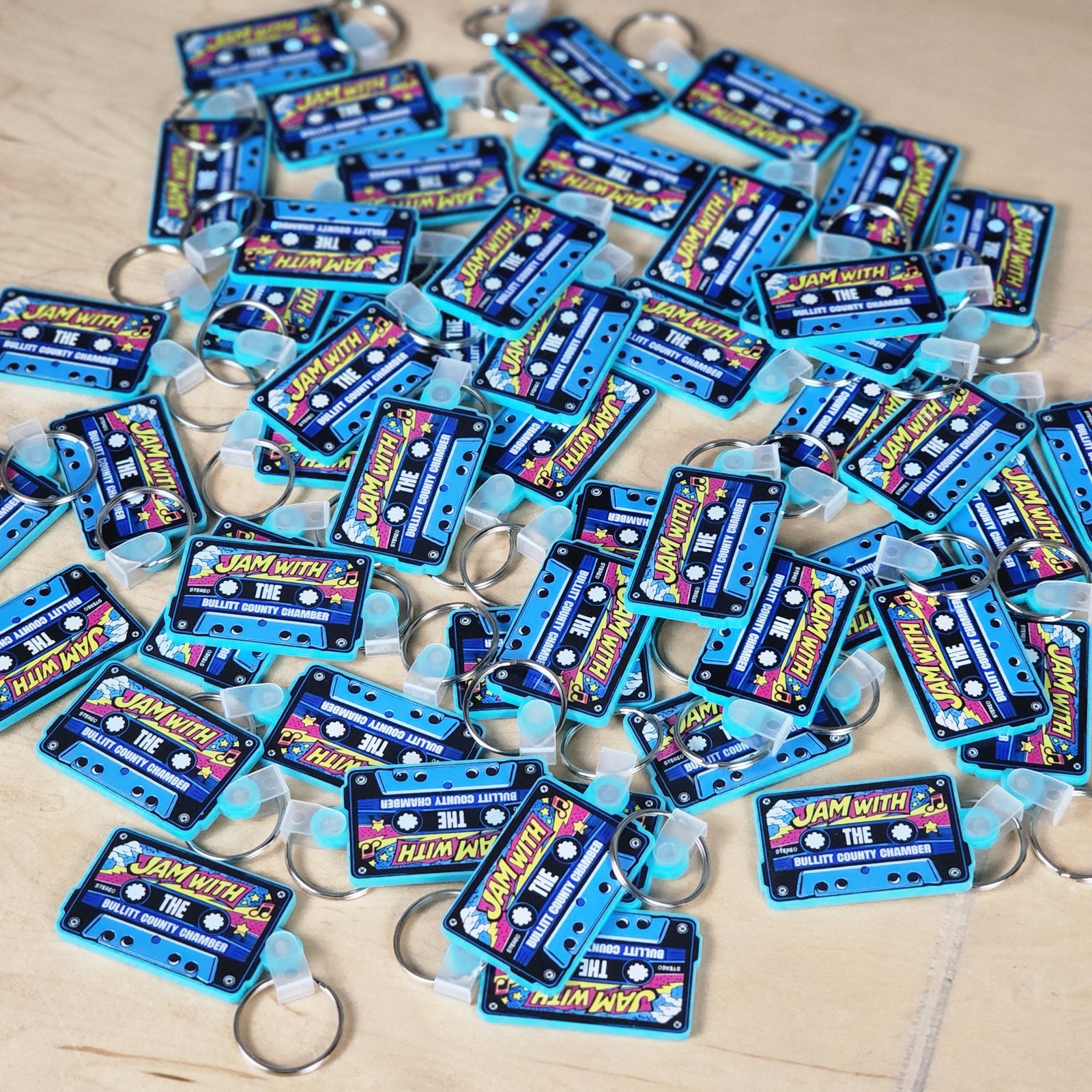 UV Printed 1/8" Acrylic Keychains - Wholesale Bulk Options