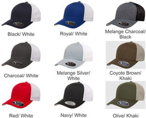 FlexFit Custom Trucker Hat - Your Logo - Yupoong Brand