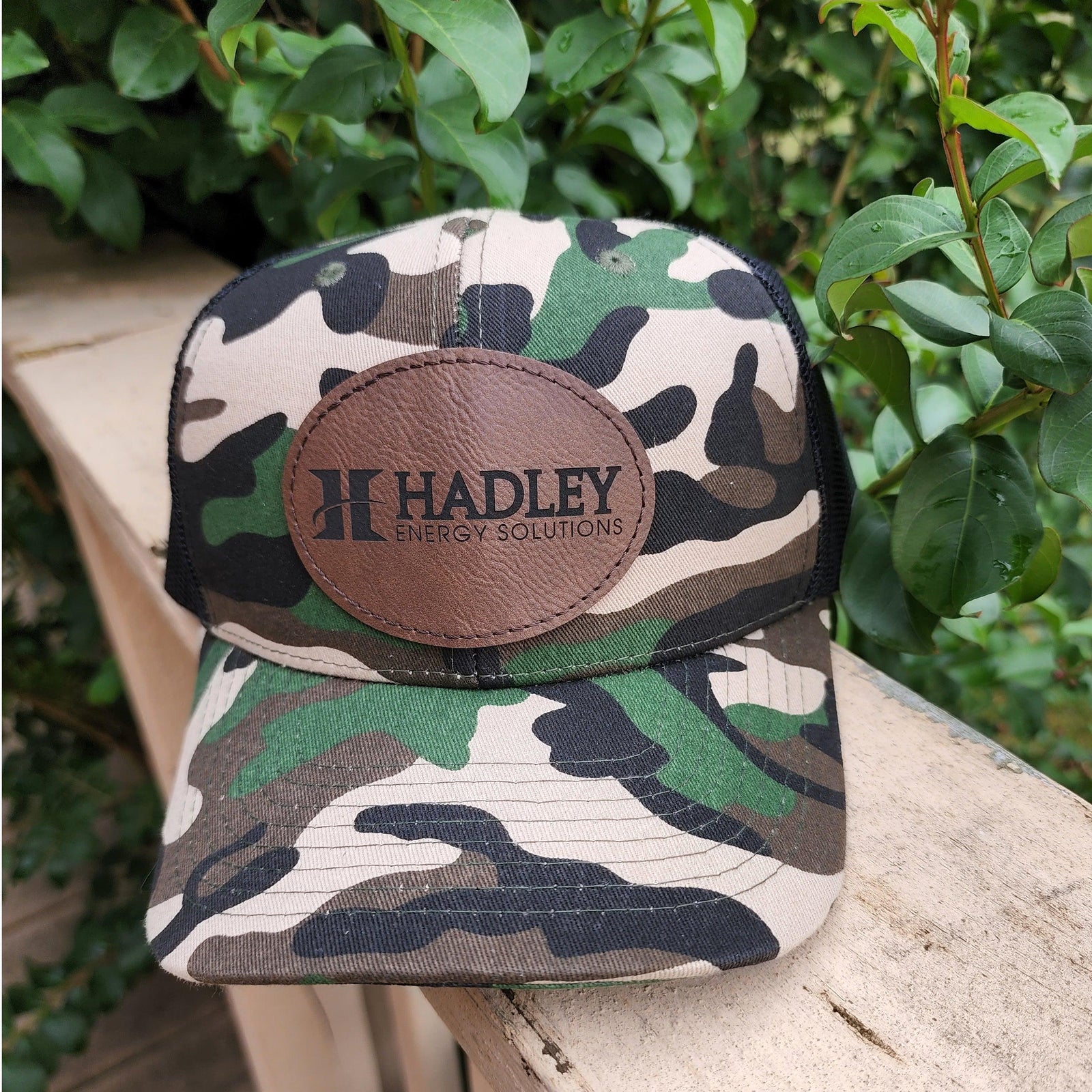 Your Logo! Custom Leather Patch Trucker Hat - Bulk Pricing - Knot Creatives