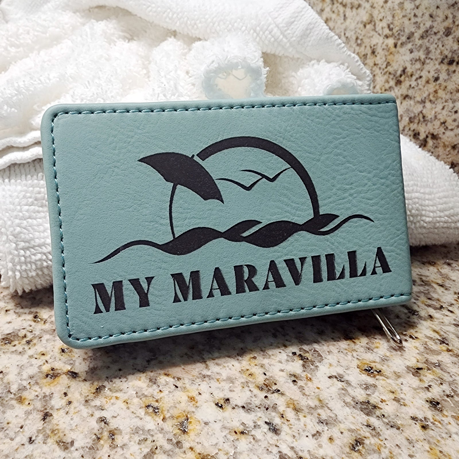 Leather Manicure Set - Customized with your Logo - Great for client gifts, merchandising - AirBnB STR VRBO