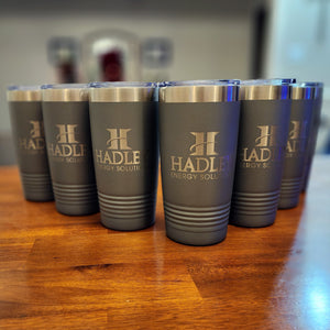 Corporate Branding Products, Custom 20oz Tumbler Engraved With Your Logo