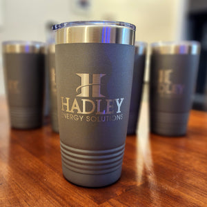 Corporate Branding Products, Custom 20oz Tumbler Engraved With Your Logo