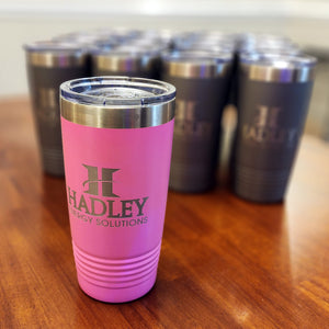 Corporate Branding Products, Custom 20oz Tumbler Engraved With Your Logo