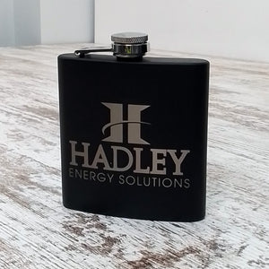Logo Engraved Flask Stainless Steel Flask - Corporate Branding - Client Gifts - Bulk Discount