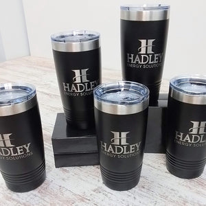 Corporate Branding Products, Custom 20oz Tumbler Engraved With Your Logo