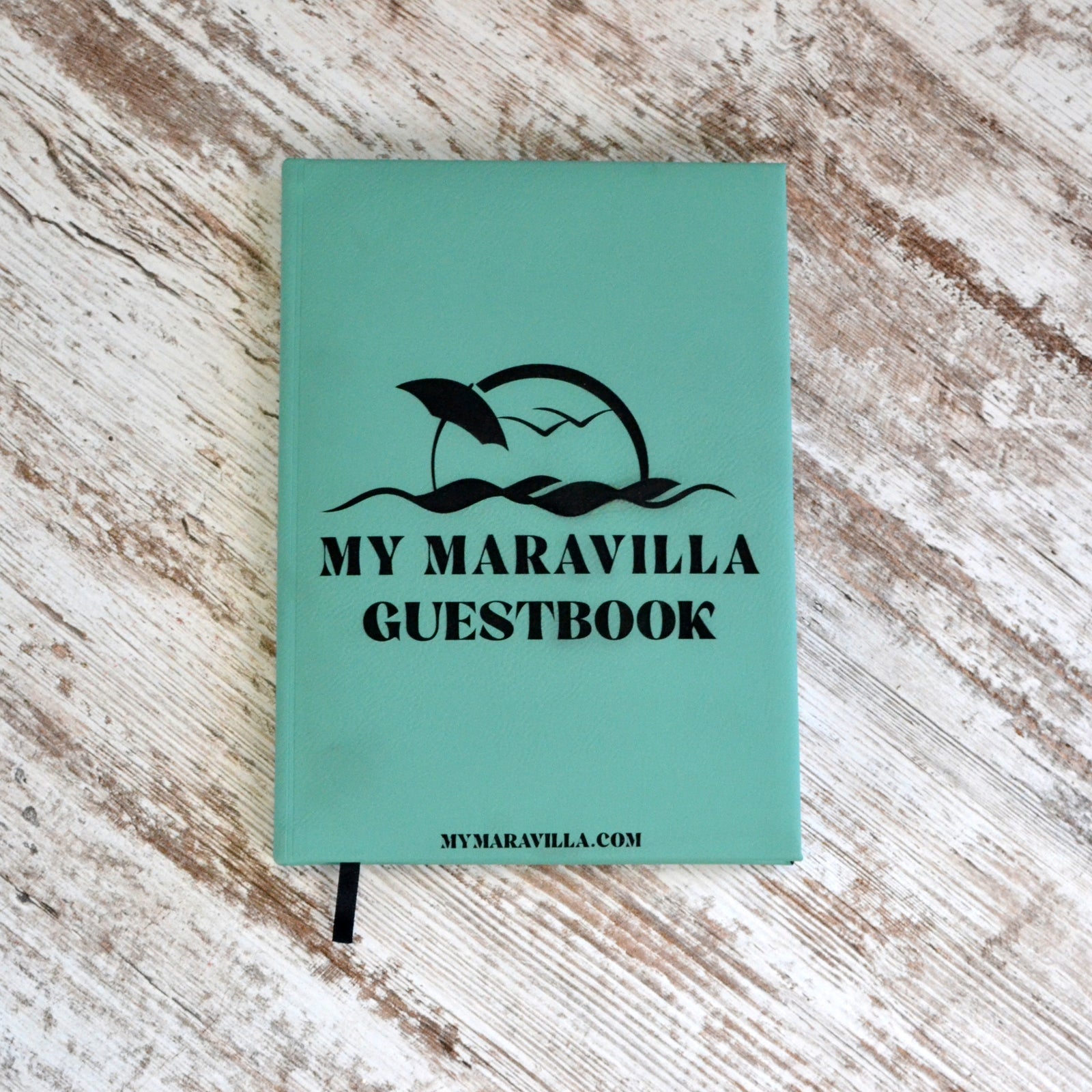 Leather Journal Guestbook With Lined Pages