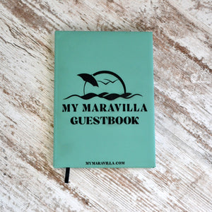 Leather Journal Guestbook With Lined Pages