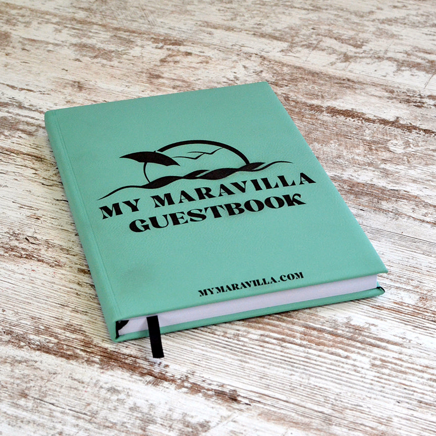 Leather Journal Guestbook With Lined Pages