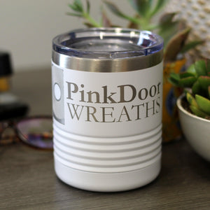 Custom Branded Stainless Coffee Tumbler 10oz - Knot Creatives