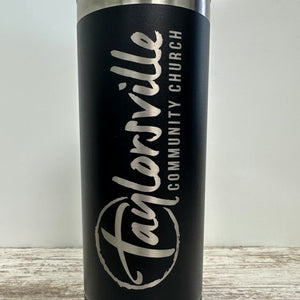 Church Logo Stainless Skinny Tumbler 22oz